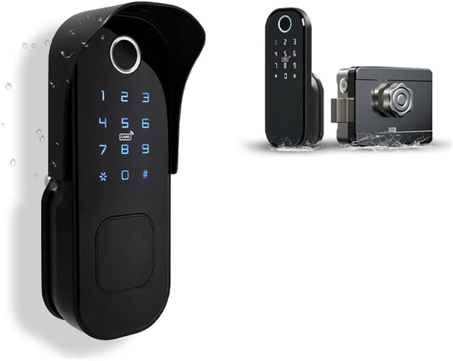ドアロックリモコン ブラック（2個セット) MHTCJ WiFiキーレスリモコンデジタルドアロックTUYAスマートホーム